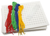 Rijgen - prikdraad - witte borden - te combineren met GV5417 - set van 4
