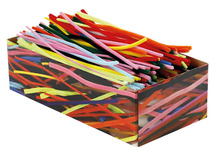 Chenilledraad - 300 x 4-6-9 mm - voordeelpakket - set van 700 assorti