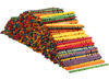 Decoratie - constructiehoutjes - gekleurd - knutsellatjes - assortiment van 1000