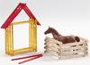 Decoratie - constructiehoutjes - gekleurd - knutsellatjes - set van 1000 assorti