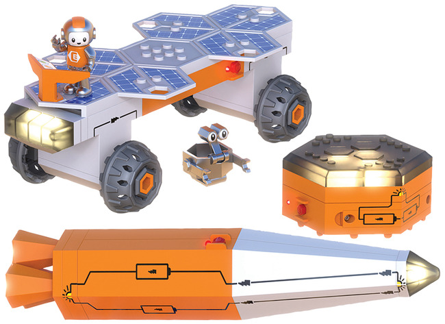 Bouwset - raket - Learning Resources - Circuit Explorer Rocket - per set