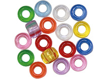 Kralen - Kongo Beads - transparant - set van 1000 assorti