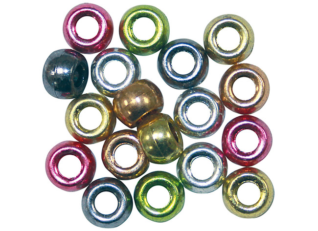 Kralen - Kongo Beads - metallic - set van 1000 assorti