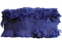 Knutselpapier - froezelpapier - 6 cm x 5 m - blauw donker - per stuk