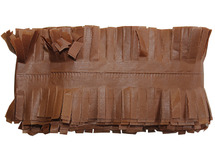 Knutselpapier - froezelpapier - 6 cm x 5 m - bruin - per stuk