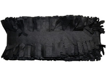 Knutselpapier - froezelpapier - 6 cm x 5 m - zwart - per stuk