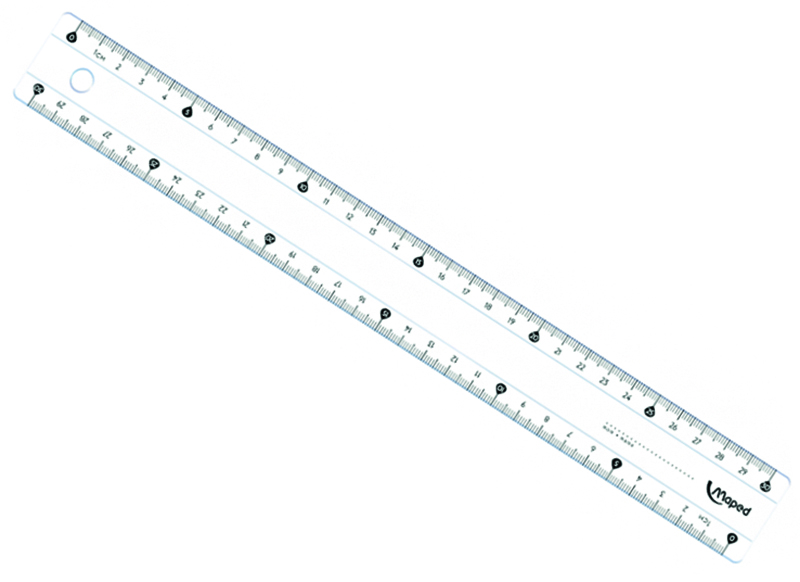 Uitstekend Bridge pier druk Latten - meetlat - Maped - 30 cm - onbreekbaar - plastic - per stuk - Baert