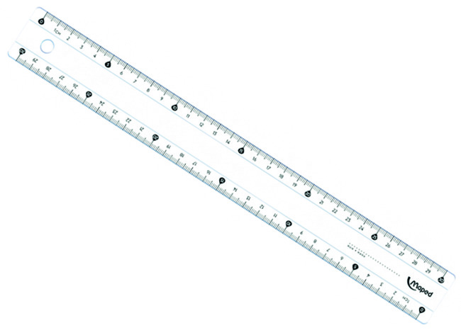 Latten - meetlat - Maped - 30 cm - onbreekbaar - plastic - per stuk