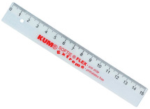 Latten - meetlat - 15 cm - flexibel - kunststof - per stuk