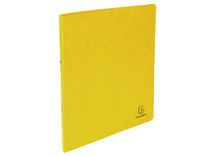 Mappen - ringmap - Exacompta - A4 - 20 mm - 2-rings - opaak - karton - geel - per stuk