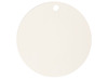 Terracotta - plaat - 15 cm diameter - blanco - per stuk