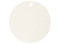 Plaat - terracotta - 15 cm diameter - blanco - per stuk