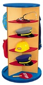 SPEELMEUBEL - KLEEDCABINE OP DRAAIPLAAT - 105 X 60 CM - VERKLEEDHOEK