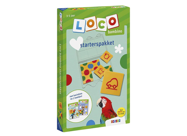 Jeu - jeu de réflexion - pack de démarrage Loco Bambino - coffret de base avec cahiers d'exercices - autocontrôle - par pièce