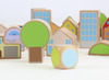 Balanceerspel - Beleduc - Wiebelstad - hout - balanceren - per spel