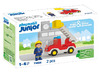 Speelsets - PLAYMOBIL Junior 71683 Brandweerwagen met ladder - brandweer - set van 2