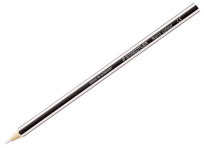 Potloden - kleurpotloden - Staedtler Noris Colour - zeshoekig - doos - wit - set van 12