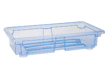 Tafel - zand- en watertafel - enkel speelbak - transparant - rechthoekig - per stuk
