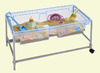 Tafel - zand- en watertafel - enkel speelbak - transparant - rechthoekig - per stuk
