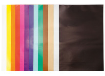 Knutselpapier - glanspapier - ongegomd - 32 x 48 cm - gekleurd - set van 100