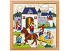 Themapuzzel - Rolf - ridders - piraten - 30 stukjes per puzzel - hout - set van 2 assorti