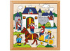 Themapuzzel - Rolf - ridders - piraten - 30 stukjes per puzzel - hout - assortiment van 2