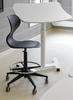 TAFEL - MOBIEL - LIFT & FLIP - BLAD - STONE - 90 X 65 CM