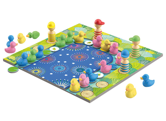 Spel - Lucky Ducky - tactisch spel - eendenkraam - per spel