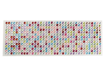 Edelstenen - strass - ronde - zelfklevend - ø 6 mm - decoratie - set van 1008 assorti