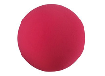 Bal - mousse - groot - 21 cm rood