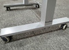 TAFEL - HOOGTEVERSTELBAAR MET GASVEER - 50 X 70 CM - OP WIELEN