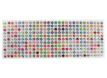 Edelstenen - Sierstenen - bloemen - zelfklevend - decoratie - set van 600 assorti