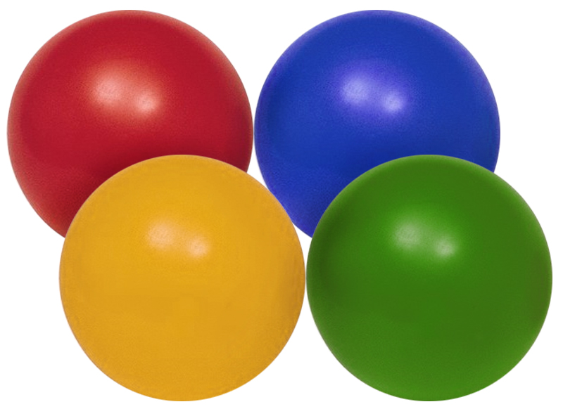 BALLONS EN PLASTIQUE - 22 CM - 4 PIÈCES