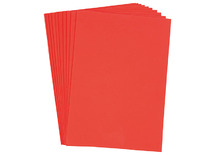 Vellen - foam - A4 - 2 mmm - rood - set van 10