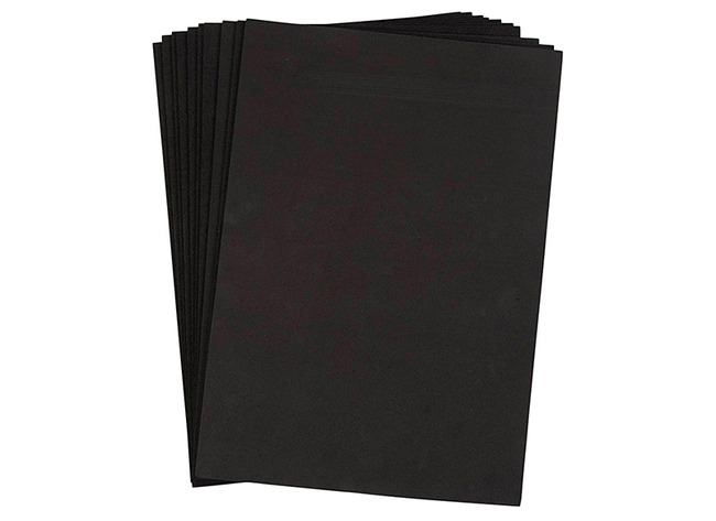 Vellen - foam - A4 - 2 mmm - zwart - set van 10