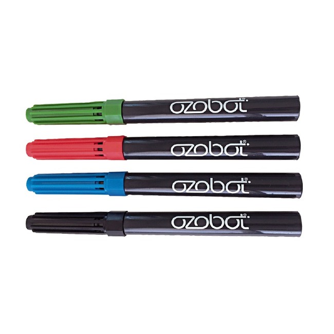 Robot - Ozobot - stiften voor Ozobot - assortiment van 4
