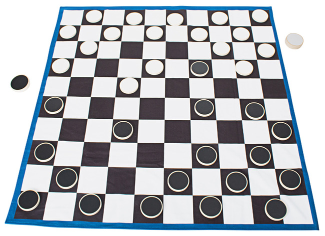Damspel - BS Toys Giant Draughts - 85 x 85 cm - per spel