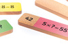Rekenspel - domino - maaltafels - vermenigvuldigen - hout - per stuk
