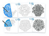 Sjablonen - Roylco - mandala - set van 11 assorti