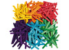 Knutsellatjes - ijsstokjes - gekleurd - hout - set van 1000 assorti