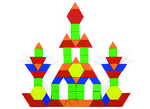 Blokken - kleur en vorm - geometrisch - magnetisch - per spel