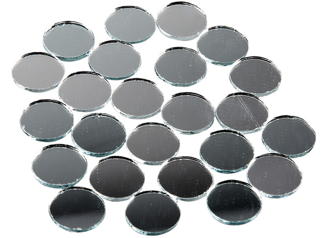 Decoratie - spiegels - mozaïektegels - rond - 1,8 cm diameter - set van 400