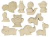 Mallen - modelleerzand - set van 36 assorti