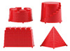 Mallen - modelleerzand - set van 36 assorti