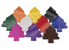 Plakfiguren - ongegomd - verschillende kleuren - groot - set assorti
