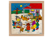 Puzzel - themapuzzel - Rolf Connect - Halloween - 36 stukjes - met app - augmented reality - hout - per stuk