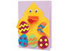 Stickers - foam - eieren - glitter - set van 100 assorti