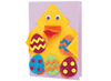 Foam - stickers - eieren glitter - set van 100 assorti