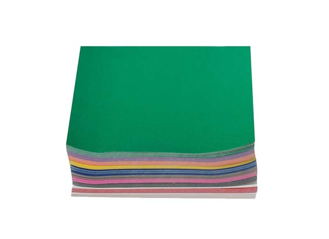 Knutselpapier - Glanspapier - Vouwbladen - 10 X 10 Cm - Verschillende Kleuren - Assortiment Van 500