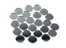 Decoratie - spiegels - mozaïektegels - rond - 1 cm diameter - set van 400